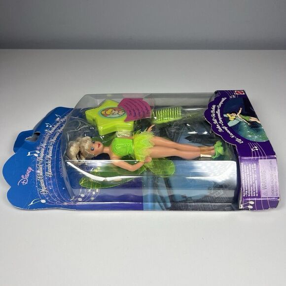 Disney MUSICAL CLASSICS Tinker Bell Doll Mattel 1994 Brand New RARE - Picture 7 of 9